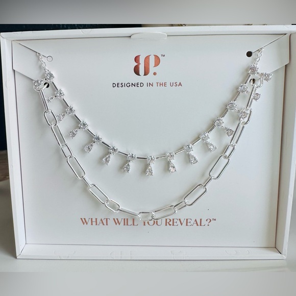 Bomb Party Jewelry - Bomb Party Luxe Layer 2026 “For Keeps” Diamond CZ on Silver plating